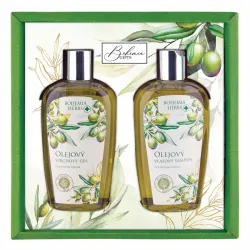 BOHEMIA Kosmetická sada – gel 250 ml a šampon 250 ml – Oliva