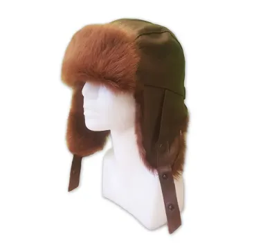 Kožená beranice dámská