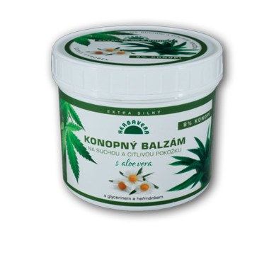 konopný balzám s aloe vera 500 ml