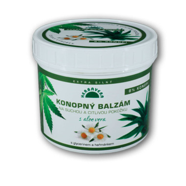 konopný balzám s aloe vera 500 ml