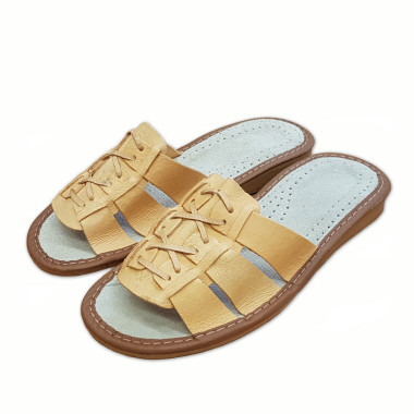 Dámské kožené pantofle 