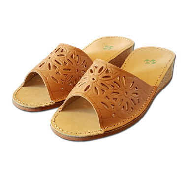 Korkové pantofle na klínku