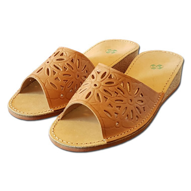 Korkové pantofle na klínku