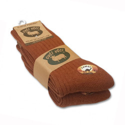 Ponožky z ovčí vlny 425 g - CAMEL sada 2 páry