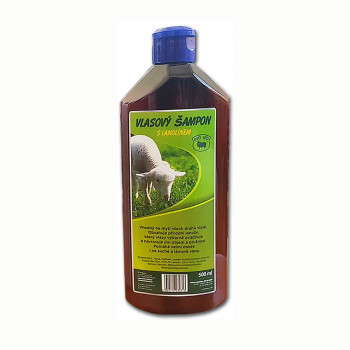 Vlasový šampon s lanolínem, 500 ml