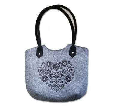 Filcová kabelka Srdce