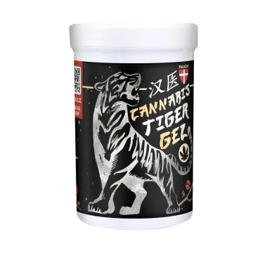 Tygří masážní gel s konopím, 380 ml