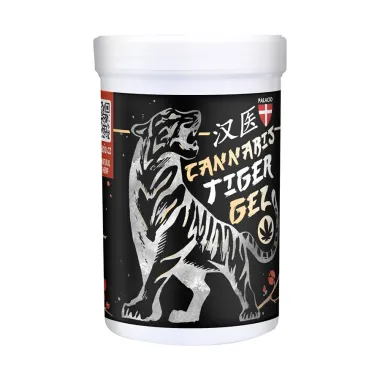 Tygří masážní gel s konopím, 380 ml