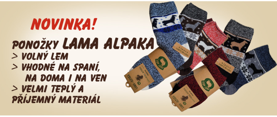 Ponožky dámské Lama Alpaka
