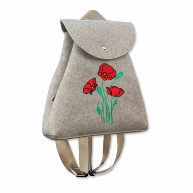 Batoh filc - Vlčí mák