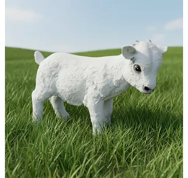 Zahradní beránek stojící