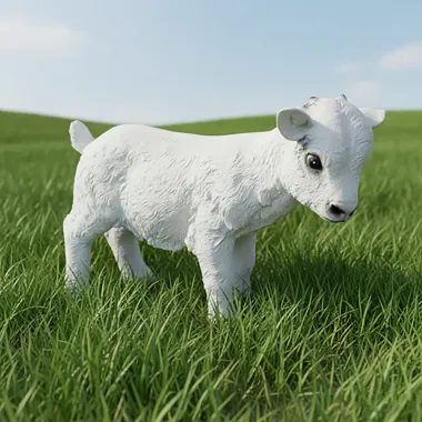 Zahradní beránek stojící