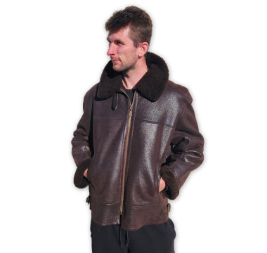 Pánská kožená bunda Beran