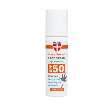 CannaProtect - Pleťový ochranný opalovací krém SPF50 s konopím