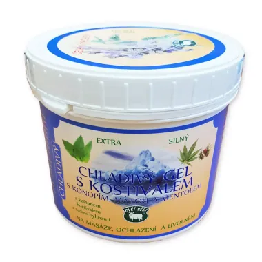 Kostivalový gel s konopím