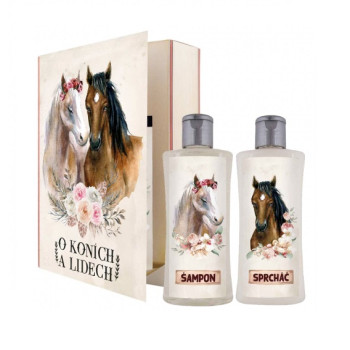 BOHEMIA Kosmetická sada kniha O koních a lidech