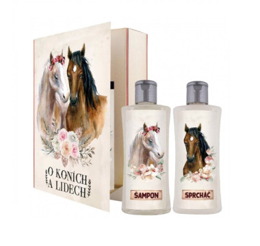Kosmetická sada kniha O koních a lidech