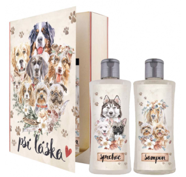Kosmetická sada kniha Psí láska