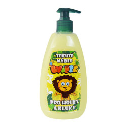 Dětské tekuté mýdlo Lvíček, banán, 500 ml