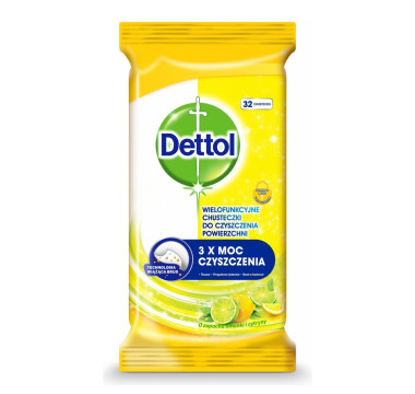 Dettol Univerzální čistící ubrousky Citron & Limetka