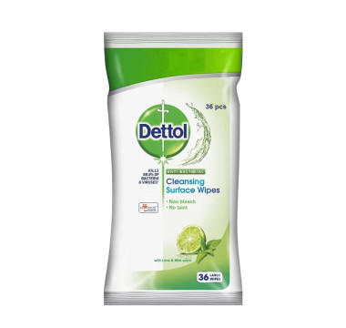 Dettol Univerzální čistící ubrousky Limetka a máta