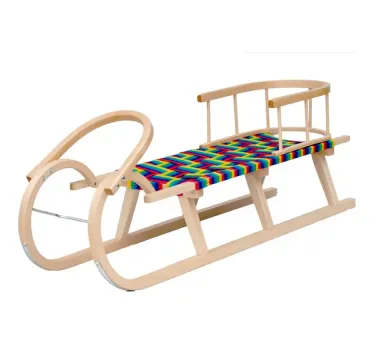 Dětské dřevěné bukové sáňky 120 cm 