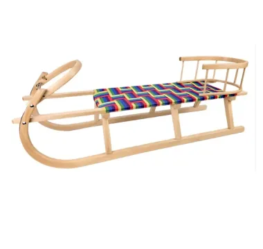 Dřevěné bukové sáňky 120 cm Dřevěné bukové sáňky 120 cm