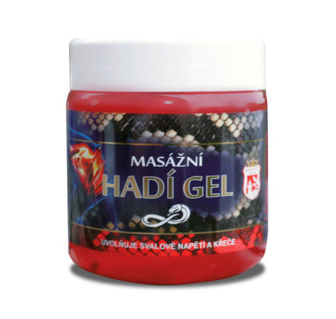 Masážní hadí gel, 500 ml