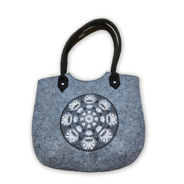 Filcová kabelka přes rameno Horns