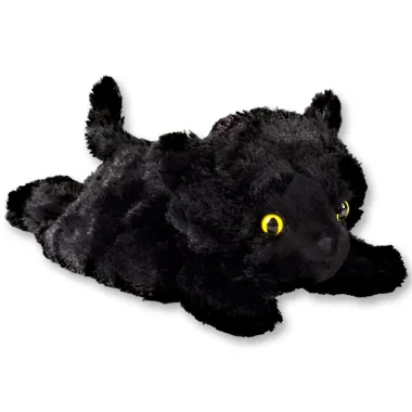 Hřejivý plyšák do mikrovlnky Černá Kočka