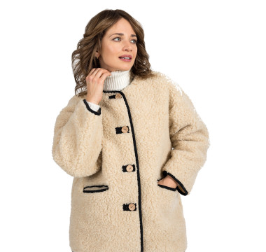 Dámský vlněný kabátek ELEGANT