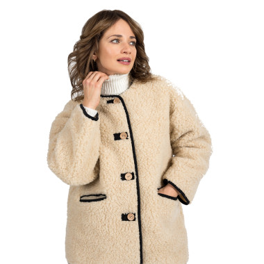 Dámský vlněný kabátek ELEGANT