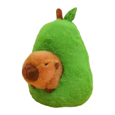 Plyšová kapybara v avokádu 30 cm