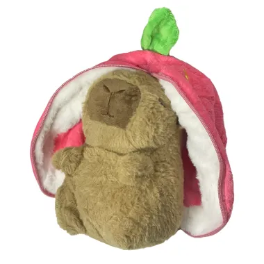 Plyšová Kapybara Strawberry