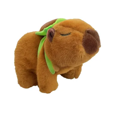 Kapybara chodící se zvuky