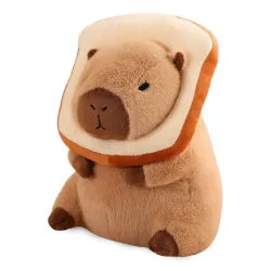 Plyšová kapybara s toustovým chlebem 40 cm