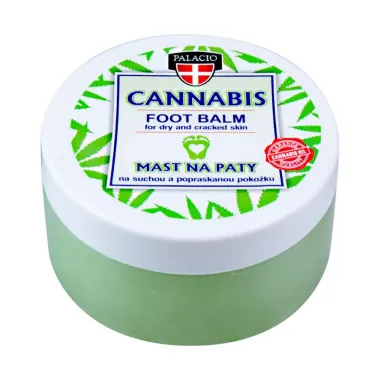 Konopná mast na paty