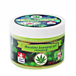 Konopný masážní gel - chladivý, 150 ml