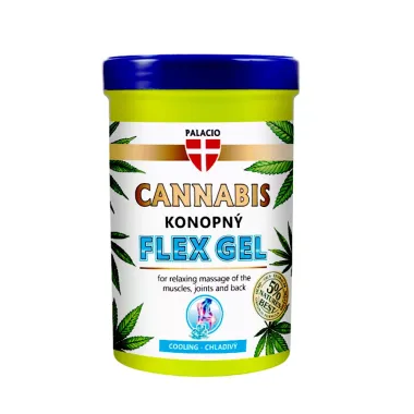 Konopný gel masážní chladivý
