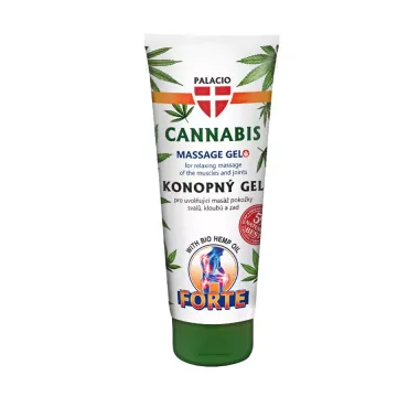 Konopný masážní gel FORTE