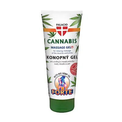 Konopný masážní gel FORTE