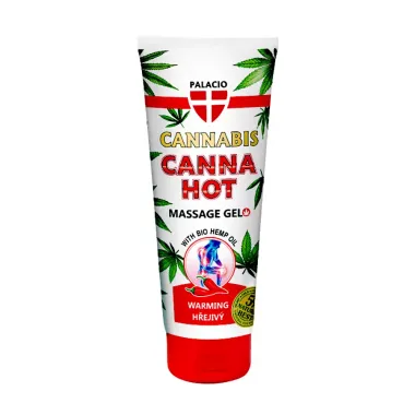 Konopný masážní gel hřejivý