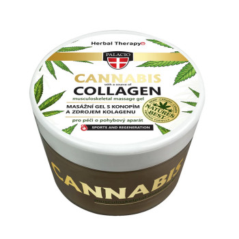 Konopný masážní gel Collagen 200 ml