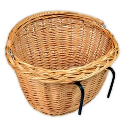 Proutěný košík na kolo