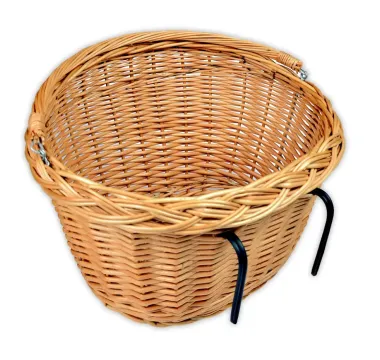 Proutěný košík na kolo