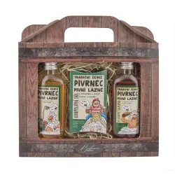 Dárková sada Pivrnec – gel 100 ml, sůl 150 g a šampon 100 ml