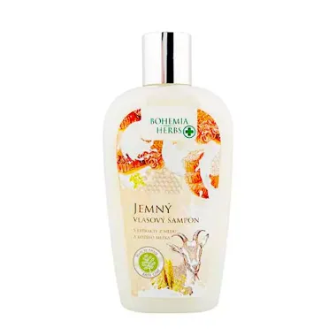 Vlasový šampon med a kozí mléko