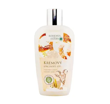 Sprchový gel med a kozí mléko