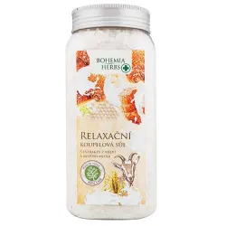 Koupelová sůl relaxační med a kozí mléko 900 g