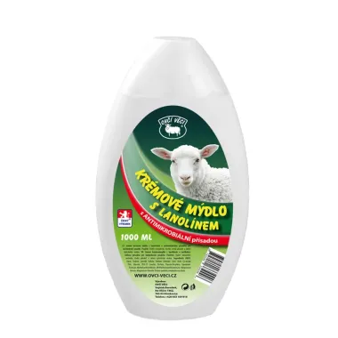 Krémové mýdlo s lanolinem